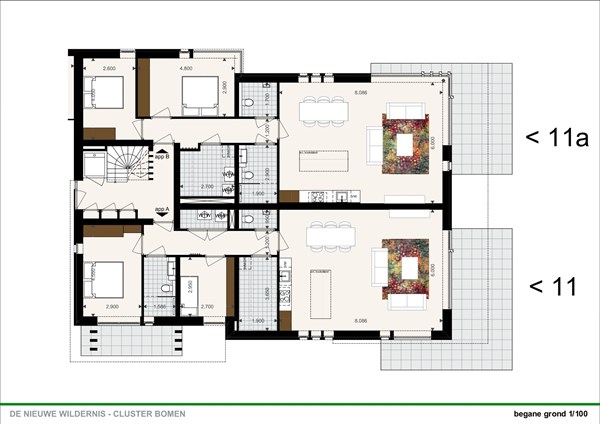 Floorplan - Burgemeester Gremstraat 11, 5527 MB Hapert